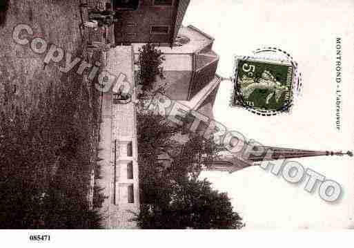 Ville de MONTROND, carte postale ancienne