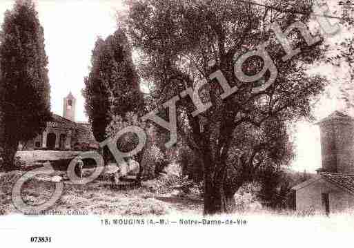 Ville de MOUGINS, carte postale ancienne