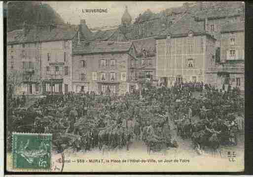 Ville de MURAT, carte postale ancienne
