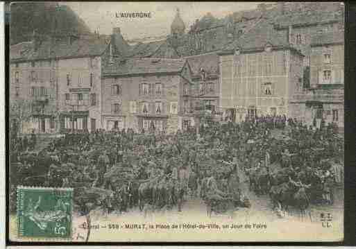 Ville de MURAT, carte postale ancienne Ville de MURAT, carte postale ancienne