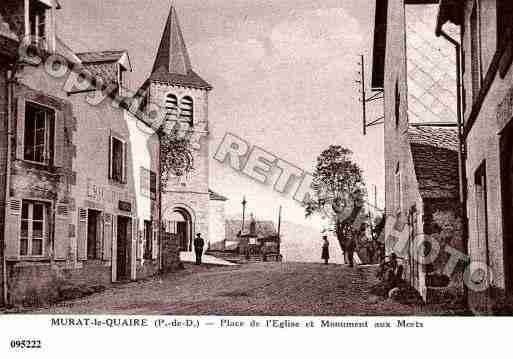 Ville de MURATLEQUAIRE, carte postale ancienne