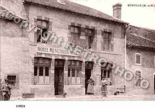 Ville de MURVILLE, carte postale ancienne