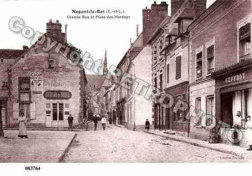 Ville de NOGENTLEROI, carte postale ancienne