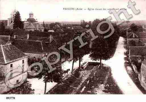 Ville de PARGUES, carte postale ancienne