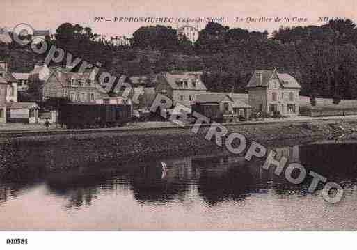 Ville de PERROSGUIREC, carte postale ancienne