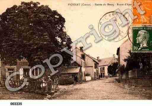 Ville de PIONNAT, carte postale ancienne