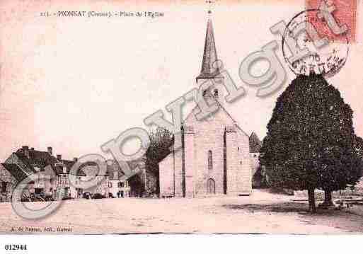 Ville de PIONNAT, carte postale ancienne