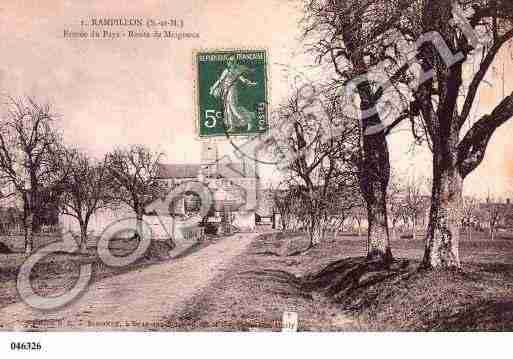 Ville de RAMPILLON, carte postale ancienne