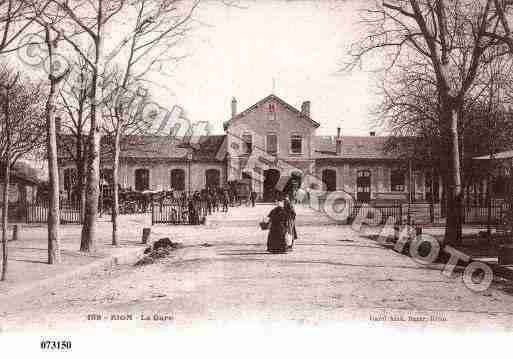 Ville de RIOM, carte postale ancienne