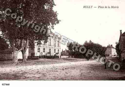 Ville de RULLY, carte postale ancienne