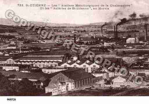 Ville de SAINTETIENNE, carte postale ancienne
