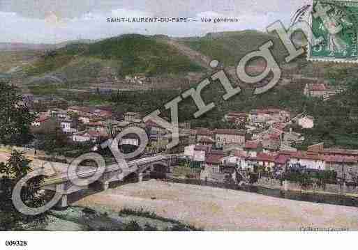 Ville de SAINTLAURENTDUPAPE, carte postale ancienne