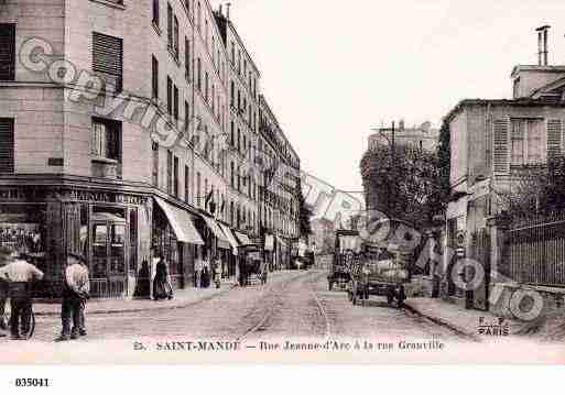 Ville de SAINTMANDE, carte postale ancienne