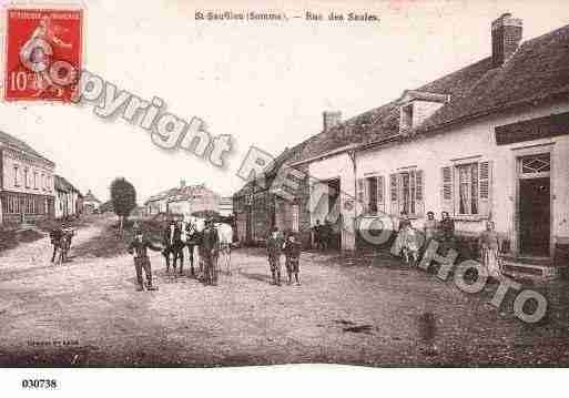 Ville de SAINTSAUFLIEU, carte postale ancienne