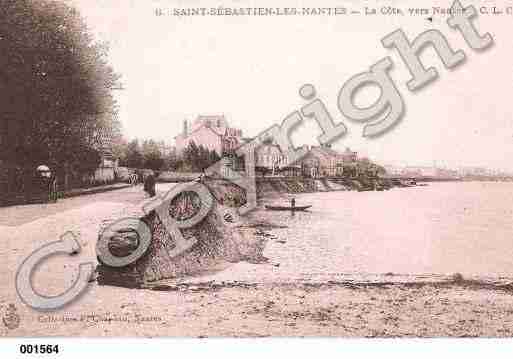 Ville de SAINTSEBASTIENSURLOIRE, carte postale ancienne