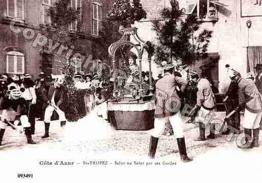 Ville de SAINTTROPEZ, carte postale ancienne