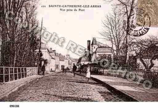 Ville de SAINTECATHERINE, carte postale ancienne