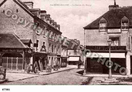 Ville de SAINTEMEREEGLISE, carte postale ancienne