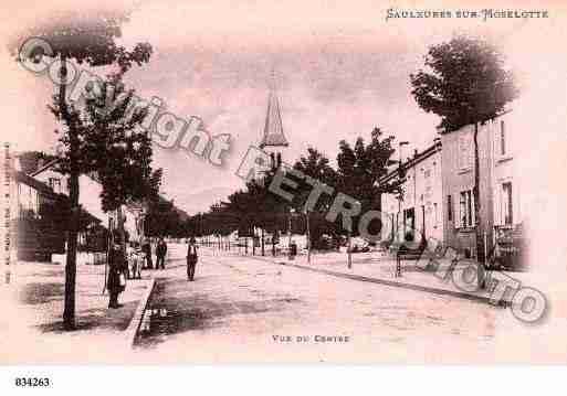 Ville de SAULXURESSURMOSELOTTE, carte postale ancienne