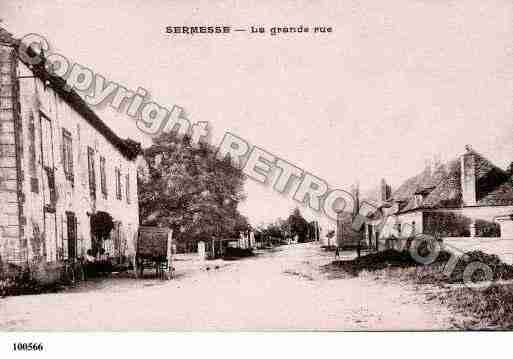 Ville de SERMESSE, carte postale ancienne Ville de SERMESSE, carte postale ancienne