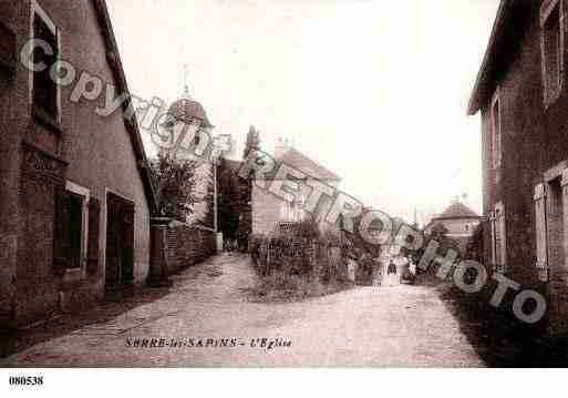 Ville de SERRELESSAPINS, carte postale ancienne