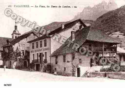 Ville de TALLOIRES, carte postale ancienne