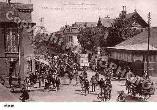 Ville de TARBES, carte postale ancienne