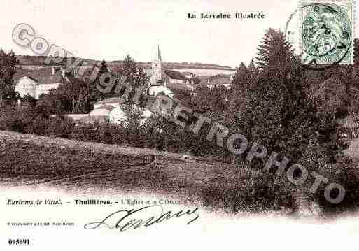 Ville de THUILLIERES(LES), carte postale ancienne