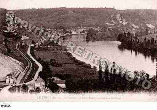 Ville de THUIT, carte postale ancienne