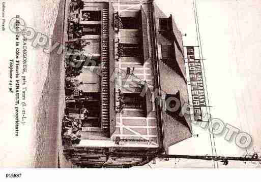 Ville de TOURS, carte postale ancienne