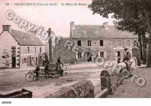 Ville de TREBEURDEN, carte postale ancienne