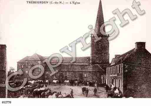 Ville de TREBEURDEN, carte postale ancienne