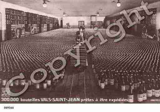 Ville de VALSLESBAINS, carte postale ancienne