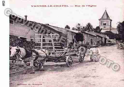 Ville de VANNESLECHATEL, carte postale ancienne