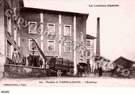 Ville de VANNESLECHATEL, carte postale ancienne