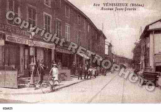 Ville de VENISSIEUX, carte postale ancienne