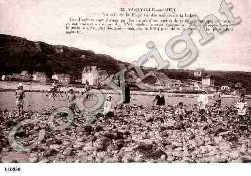 Ville de VIERVILLESURMER, carte postale ancienne