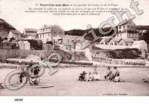 Ville de VIERVILLESURMER, carte postale ancienne