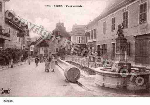 Ville de YENNE, carte postale ancienne
