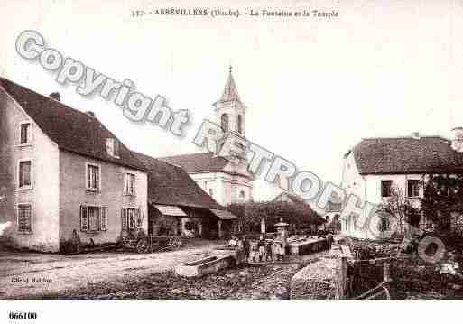 Ville de ABBEVILLERS, carte postale ancienne