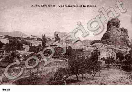 Ville de ALBALAROMAINE, carte postale ancienne