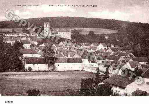 Ville de ANDRYES, carte postale ancienne