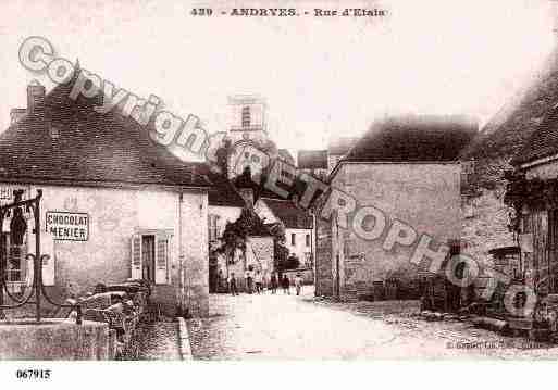 Ville de ANDRYES, carte postale ancienne