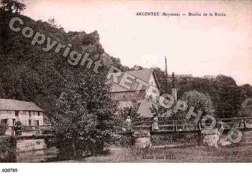 Ville de ARGENTRE, carte postale ancienne