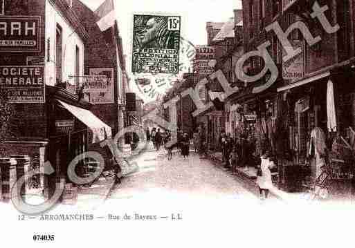 Ville de ARROMANCHESLESBAINS, carte postale ancienne