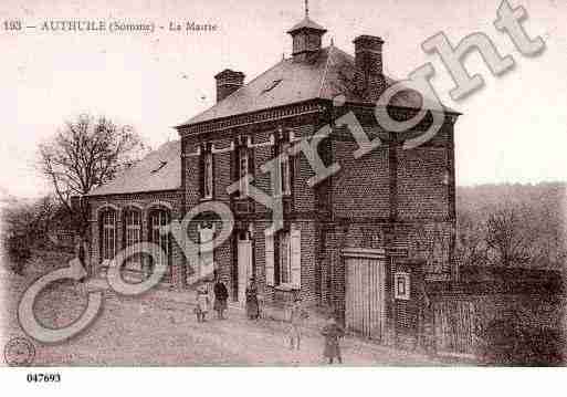 Ville de AUTHUILLE, carte postale ancienne