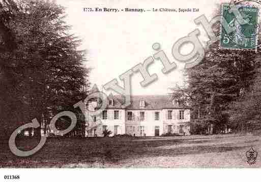 Ville de BANNAY, carte postale ancienne