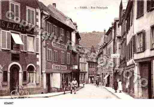 Ville de BARR, carte postale ancienne