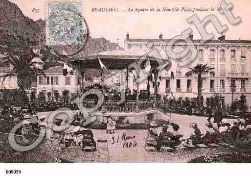 Ville de BEAULIEUSURMER, carte postale ancienne