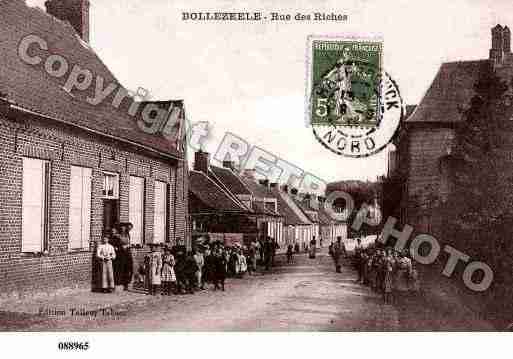 Ville de BOLLEZEELE, carte postale ancienne